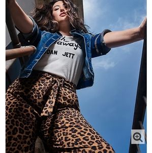Torrid Leopard Print Tie Waist Pants